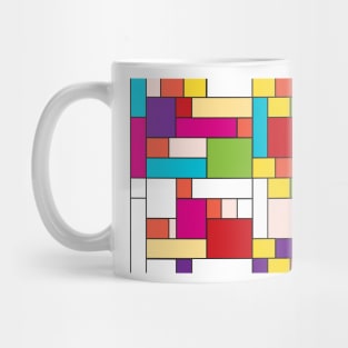 Mondrian Minimalist Mug